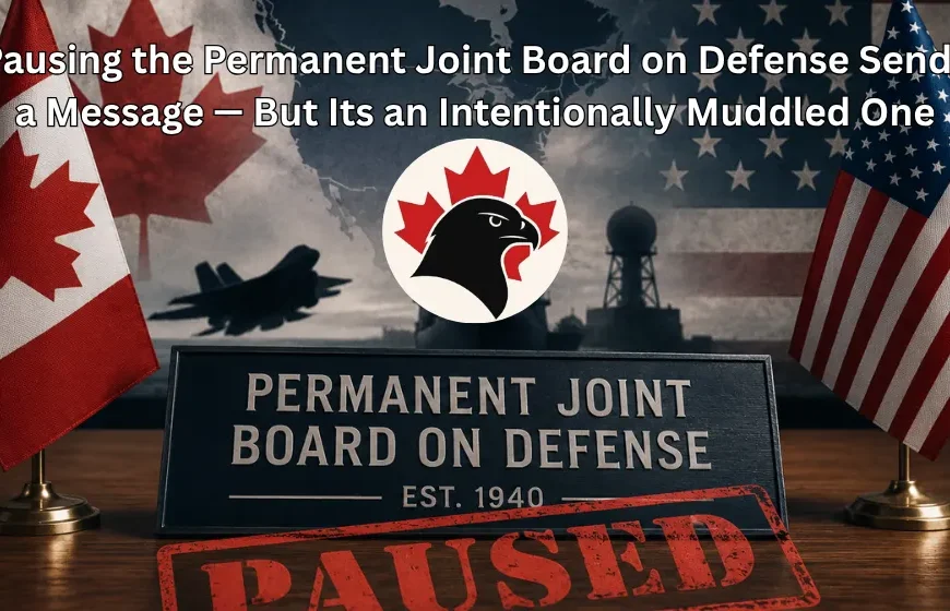 Pausing The Permanent Joint Board On Defense Sends A Message – But Its An Intentionally Muddled One
